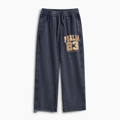 The Lord Is My Shepherd Christian Washed Sweatpants