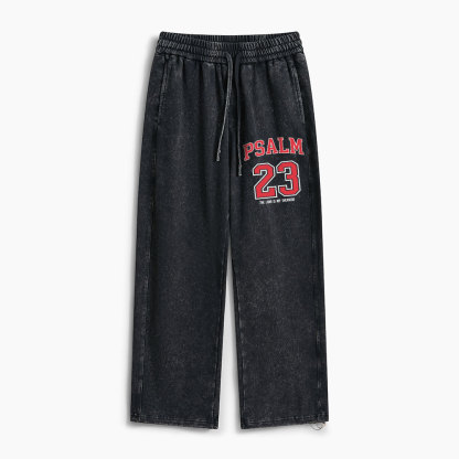 The Lord Is My Shepherd Christian Washed Sweatpants 
