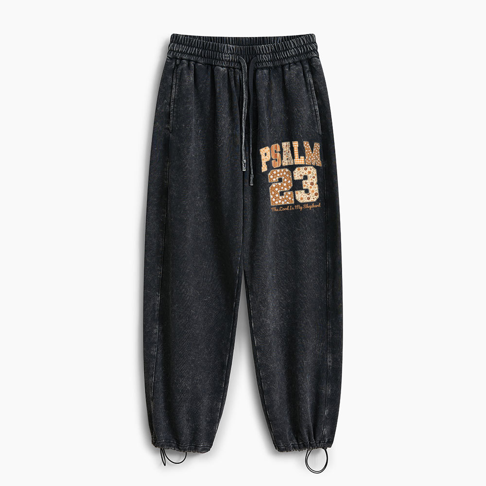 The Lord Is My Shepherd Christian Washed Sweatpants