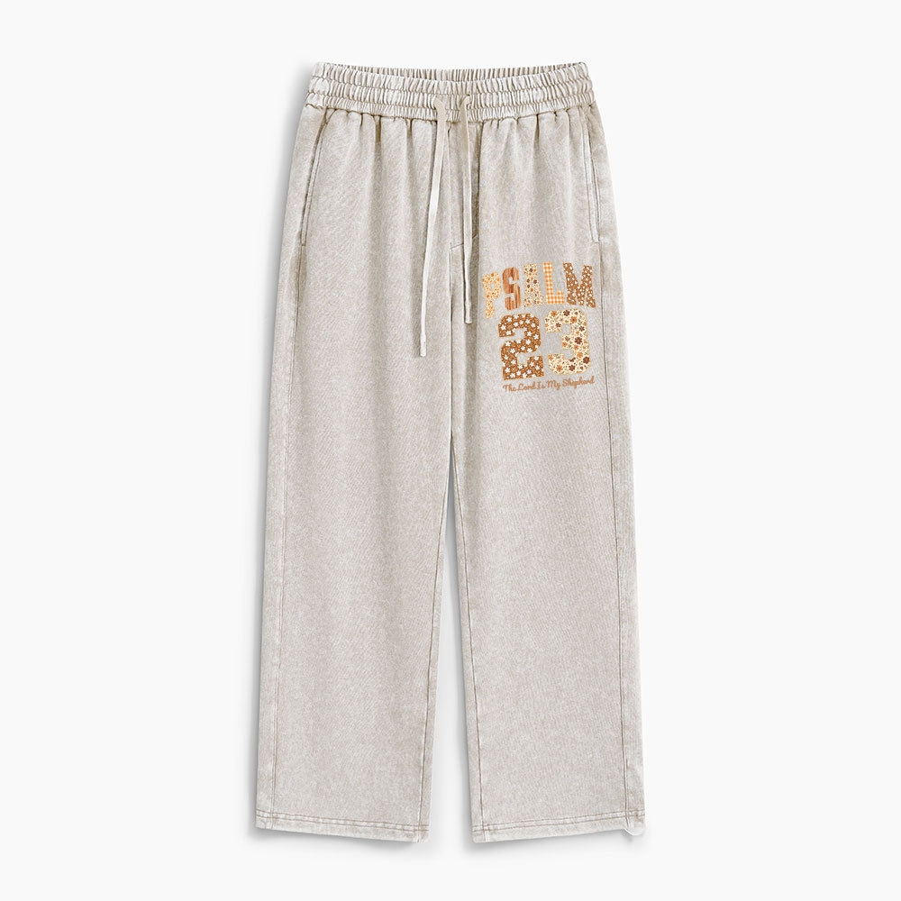The Lord Is My Shepherd Christian Washed Sweatpants