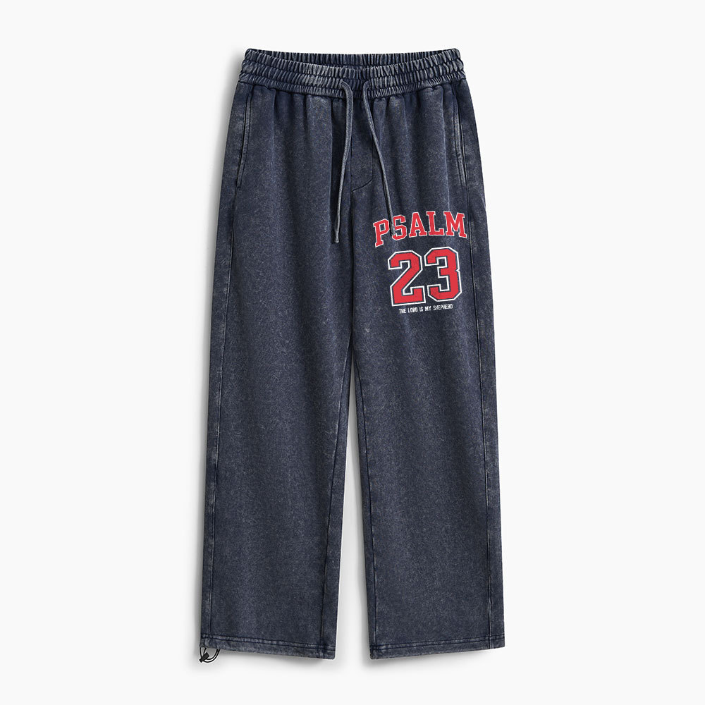 The Lord Is My Shepherd Christian Washed Sweatpants 