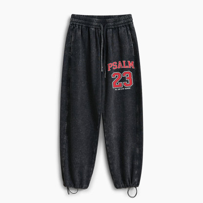 The Lord Is My Shepherd Christian Washed Sweatpants 