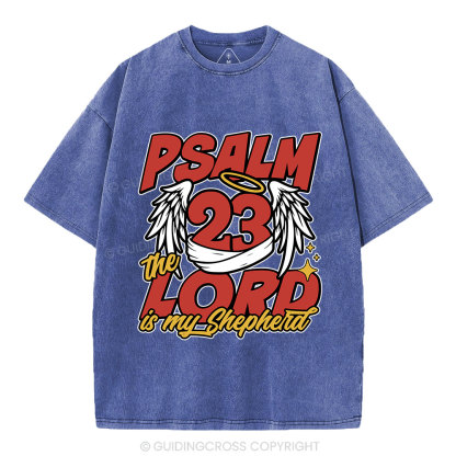 The Lord Is My Shepherd Christian Washed T-Shirt