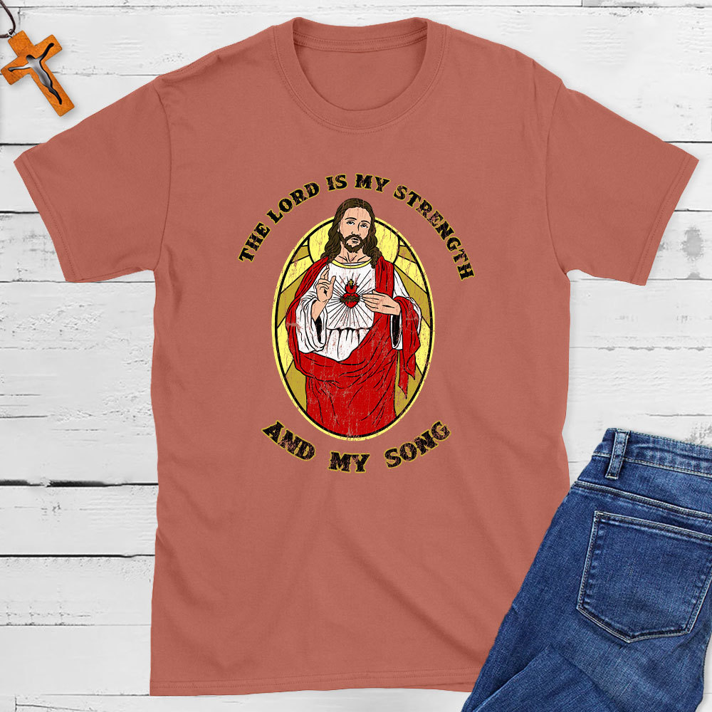 The Lord Is My Strength And My Song Christian T-Shirt