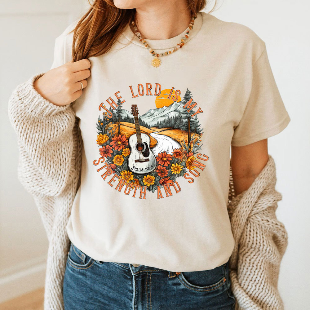 The Lord Is My Strength And Sons Christian T-Shirt