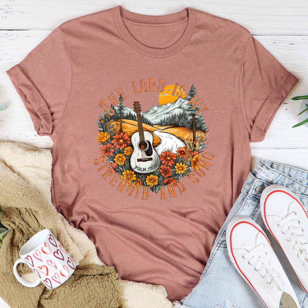 The Lord Is My Strength And Sons Christian T-Shirt