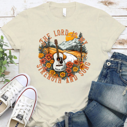 The Lord Is My Strength And Sons Christian T-Shirt