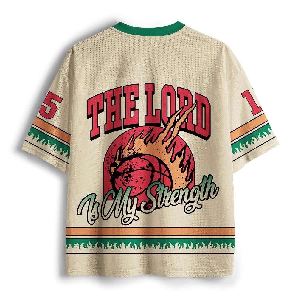 The Lord Is My Strength Christian Mesh Jersey
