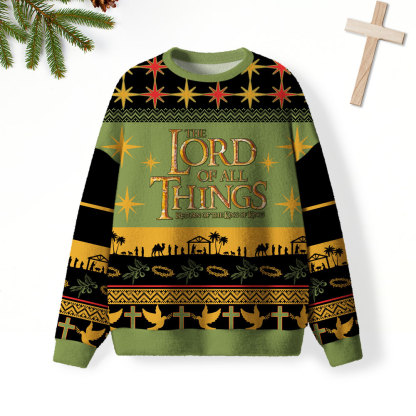 The Lord Of All Things Christian Lightweight Sweater