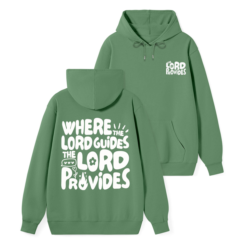 The Lord Provides Classic Christian Hoodie