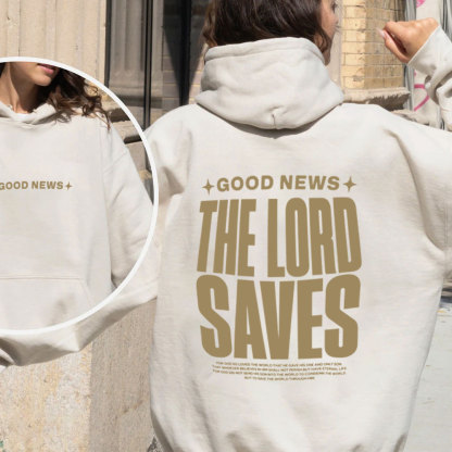 The Lord Saves Christian Premium Fleece Hoodie Set