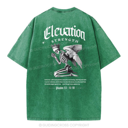 The Lord Saves Me Christian Washed T-Shirt