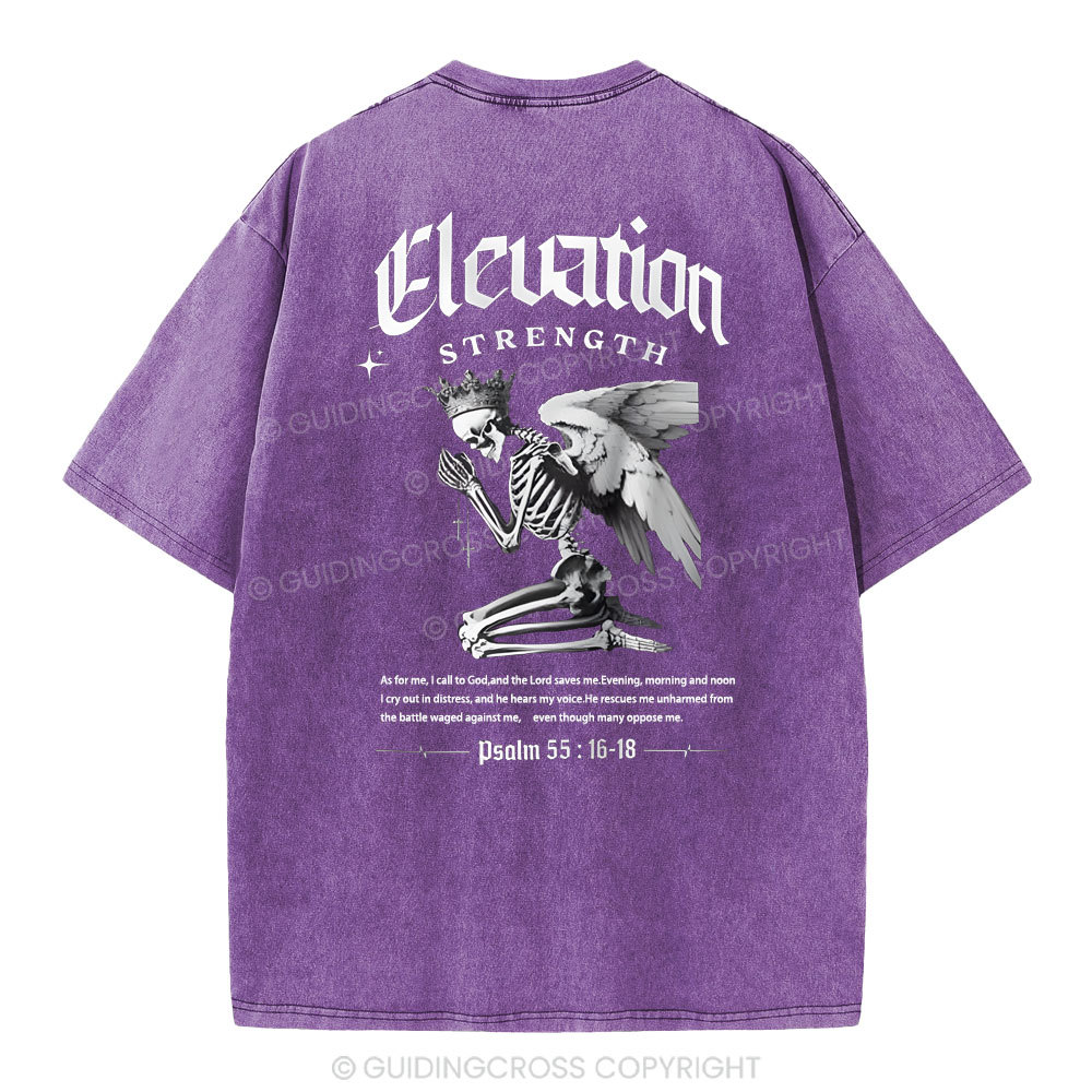 The Lord Saves Me Christian Washed T-Shirt