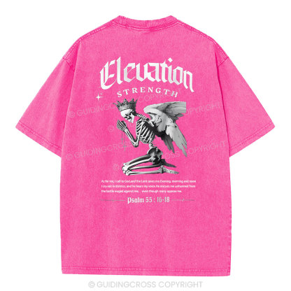 The Lord Saves Me Christian Washed T-Shirt