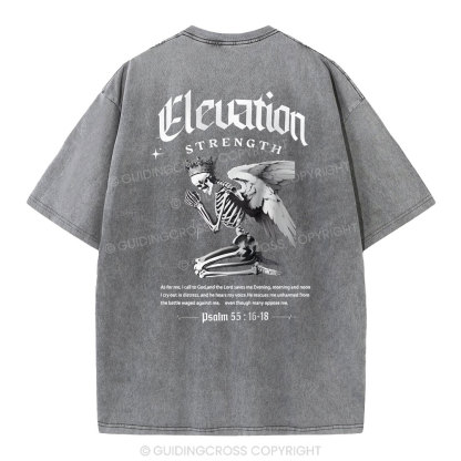 The Lord Saves Me Christian Washed T-Shirt