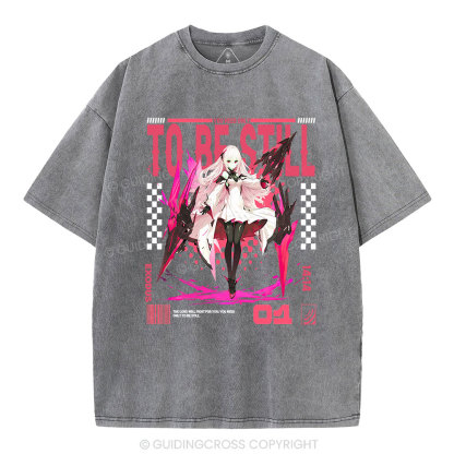 The Lord Will Fight For You Christian Washed T-Shirt