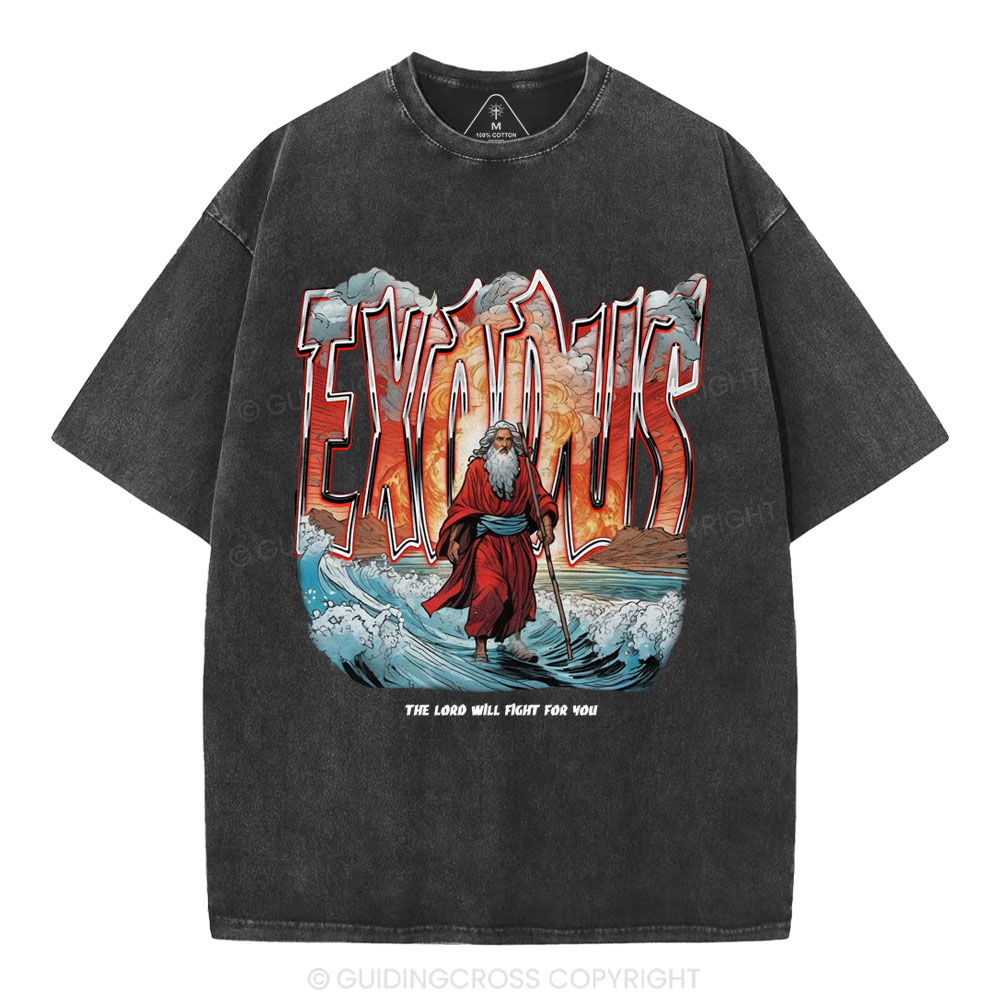 New-Sample Christian Washed T-Shirt Sale - GuidingCross