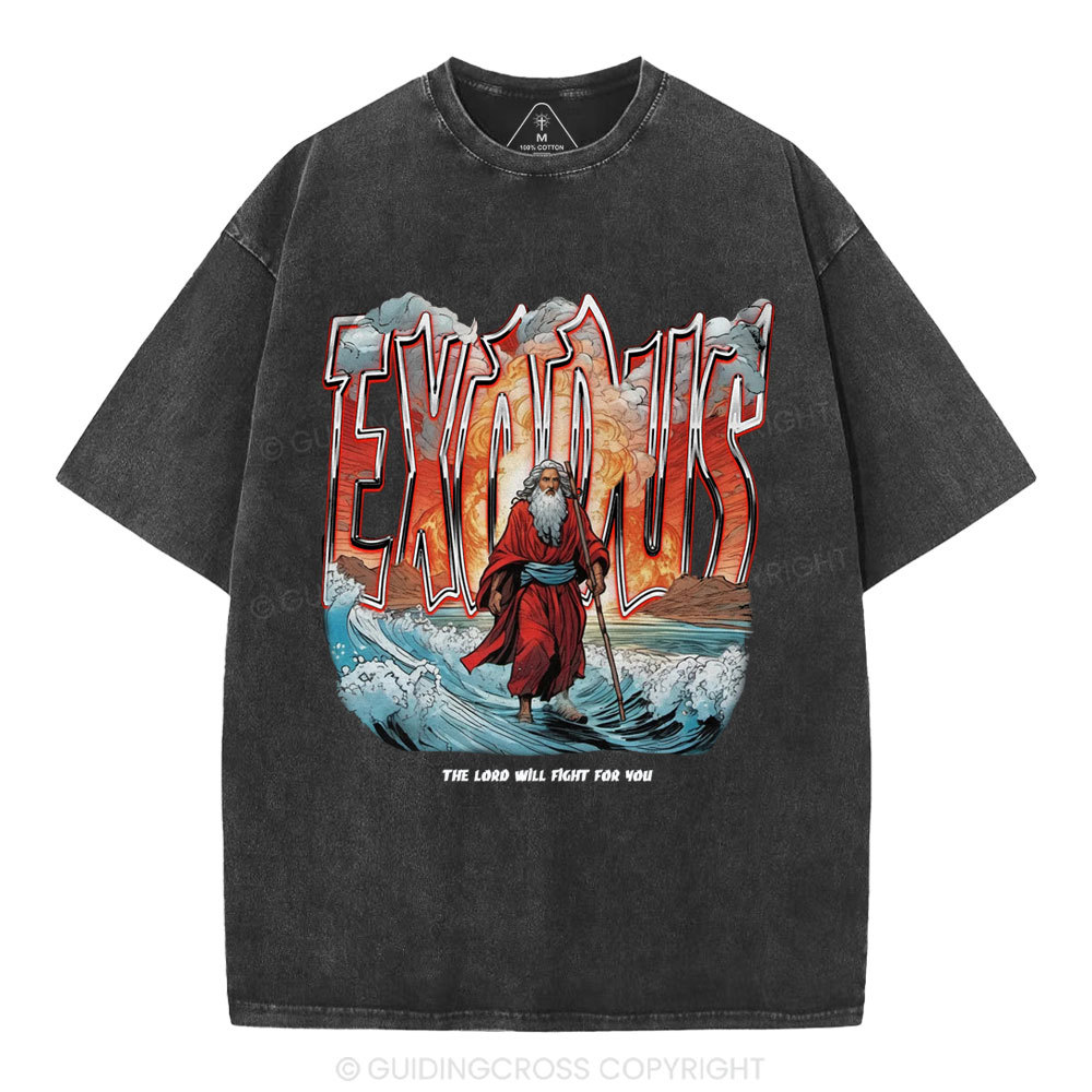 New-Sample Christian Washed T-Shirt Sale - GuidingCross