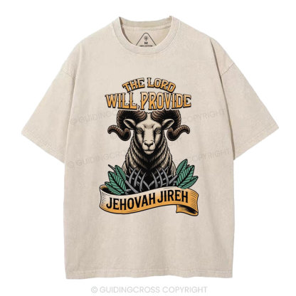 The Lord Is My Strength Christian Washed T-Shirt