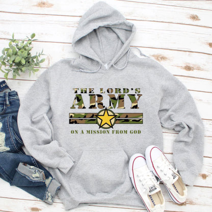 The Lord‘s Amry On A Mission From God Christian Hoodie