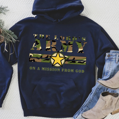 The Lord‘s Amry On A Mission From God Christian Hoodie