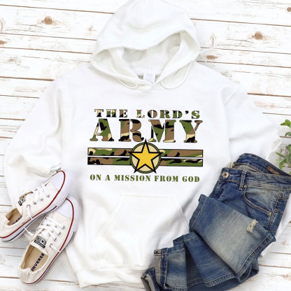 The Lord‘s Amry On A Mission From God Christian Hoodie