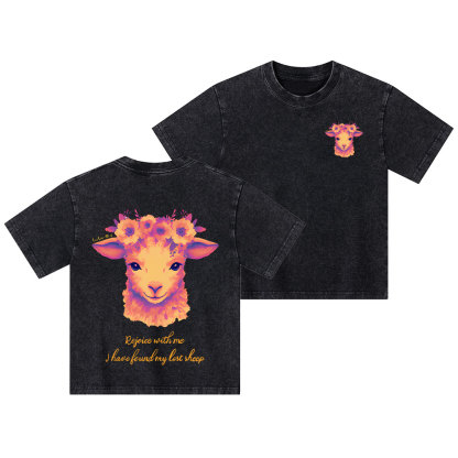 The Lost Sheep Christian Kid Washed T-Shirt