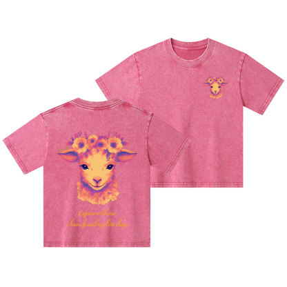 The Lost Sheep Christian Kid Washed T-Shirt