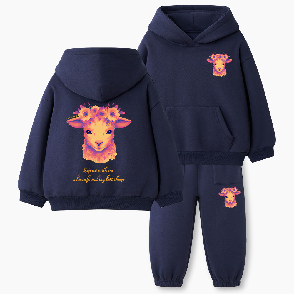 The Lost Sheep Christian Kid Fleece Hoodie Set
