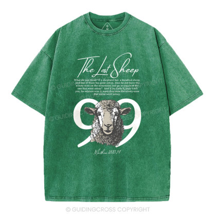 The Lost Sheep Christian Washed T-Shirt