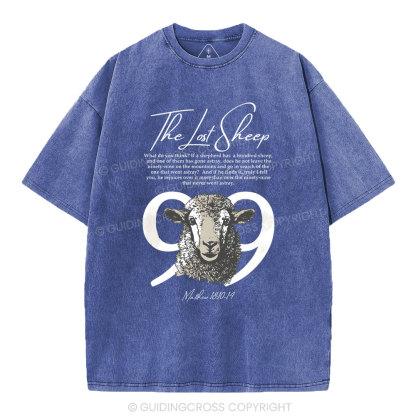 The Lost Sheep Christian Washed T-Shirt