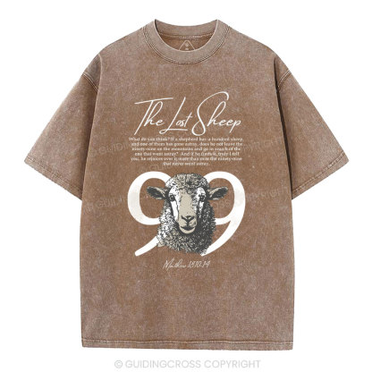 The Lost Sheep Christian Washed T-Shirt