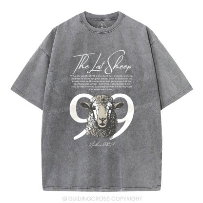 The Lost Sheep Christian Washed T-Shirt