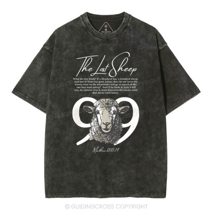 The Lost Sheep Christian Washed T-Shirt
