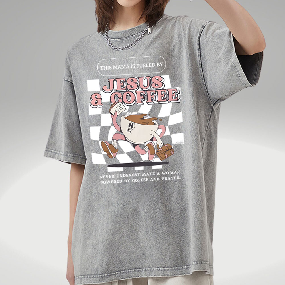 The MAMA Is Fueled By Christian Washed T-Shirt