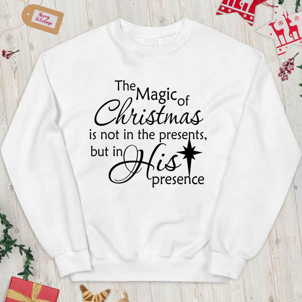 The Magic Of Christmas Christian Sweatshirt