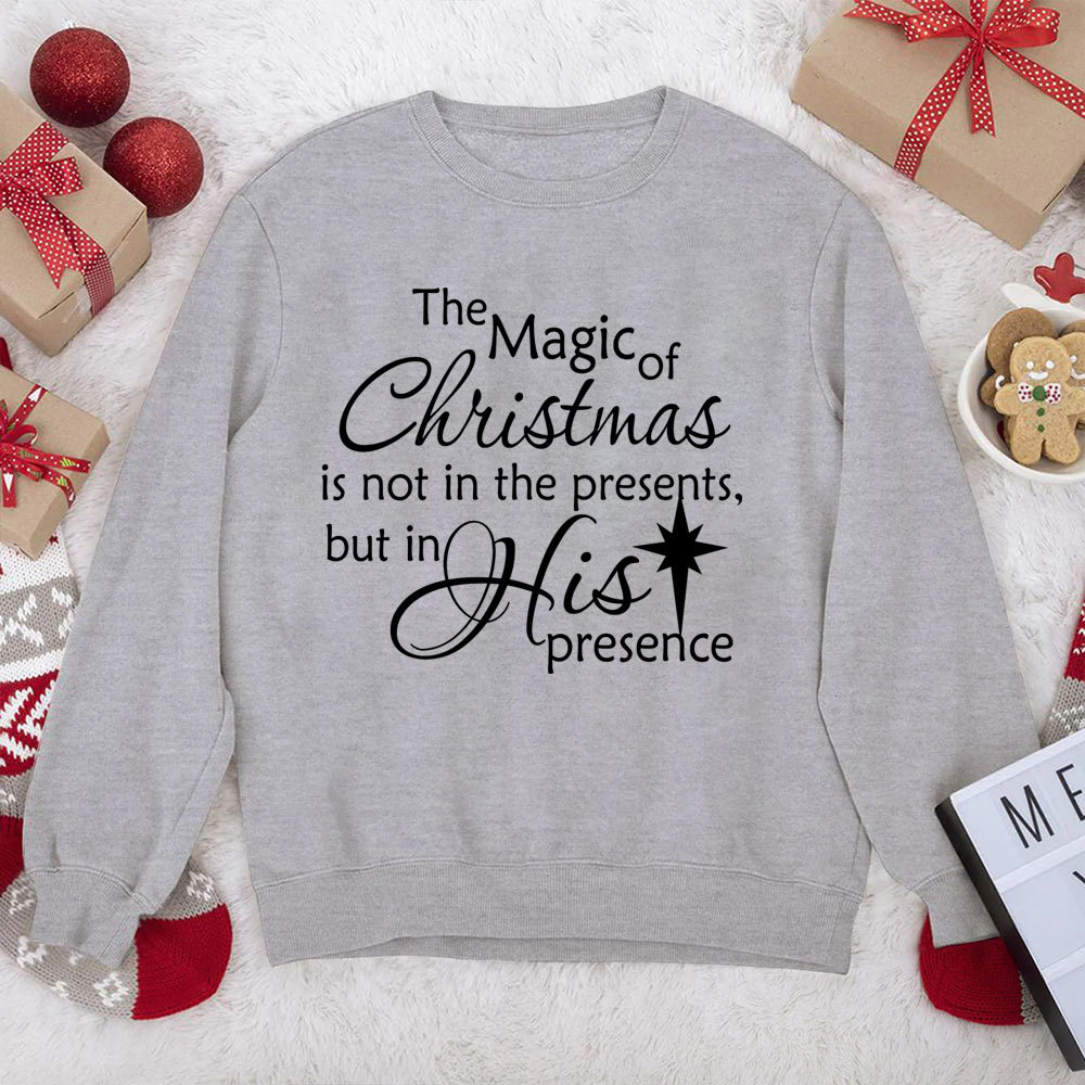 The Magic Of Christmas Christian Sweatshirt