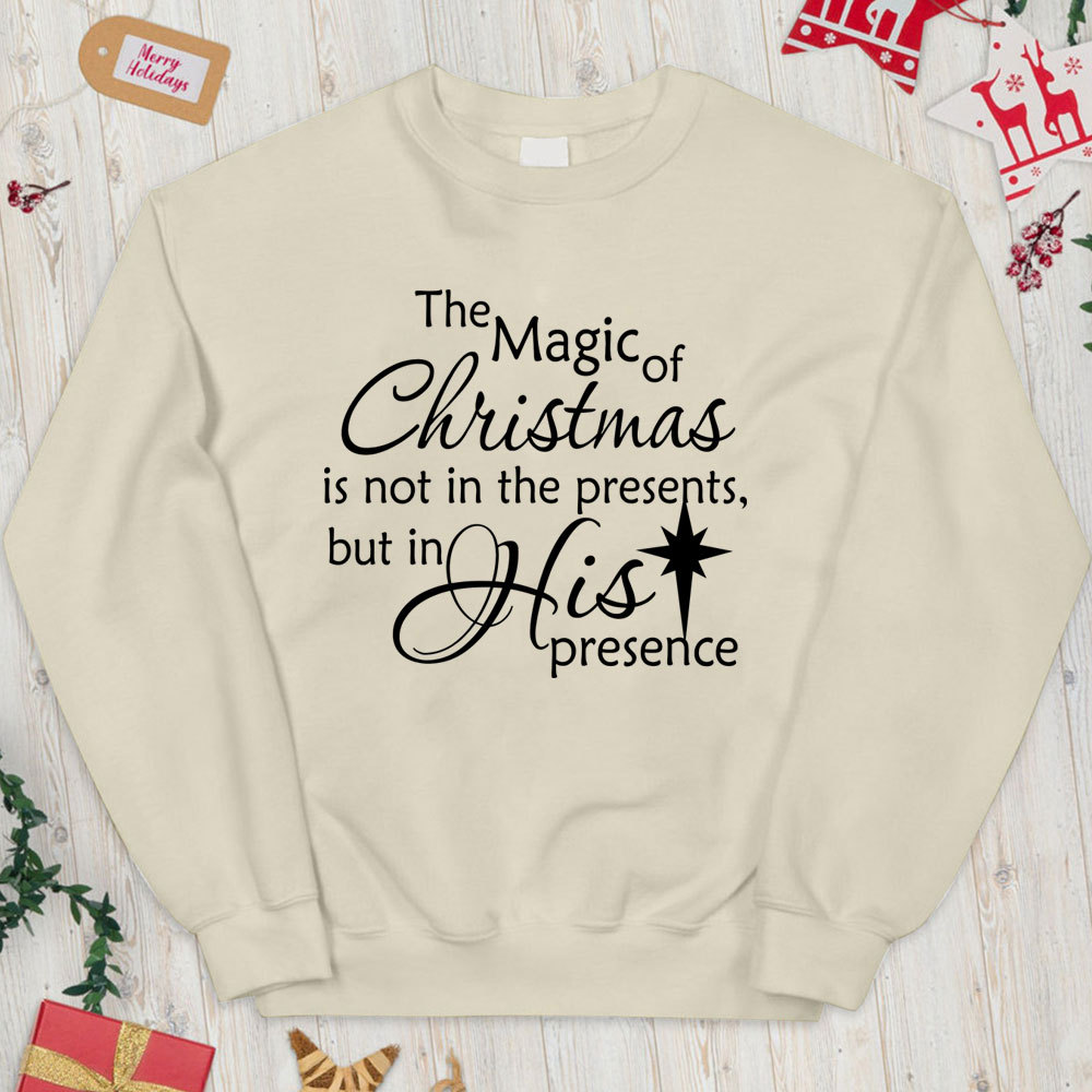 The Magic Of Christmas Christian Sweatshirt