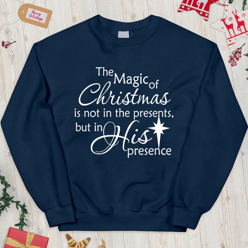The Magic Of Christmas Christian Sweatshirt