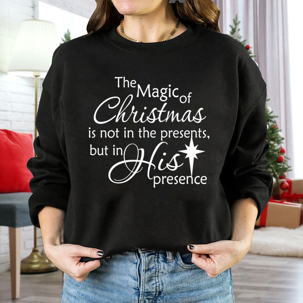 The Magic Of Christmas Christian Sweatshirt
