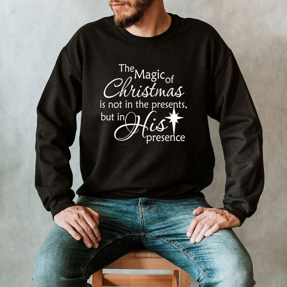 The Magic Of Christmas Christian Sweatshirt