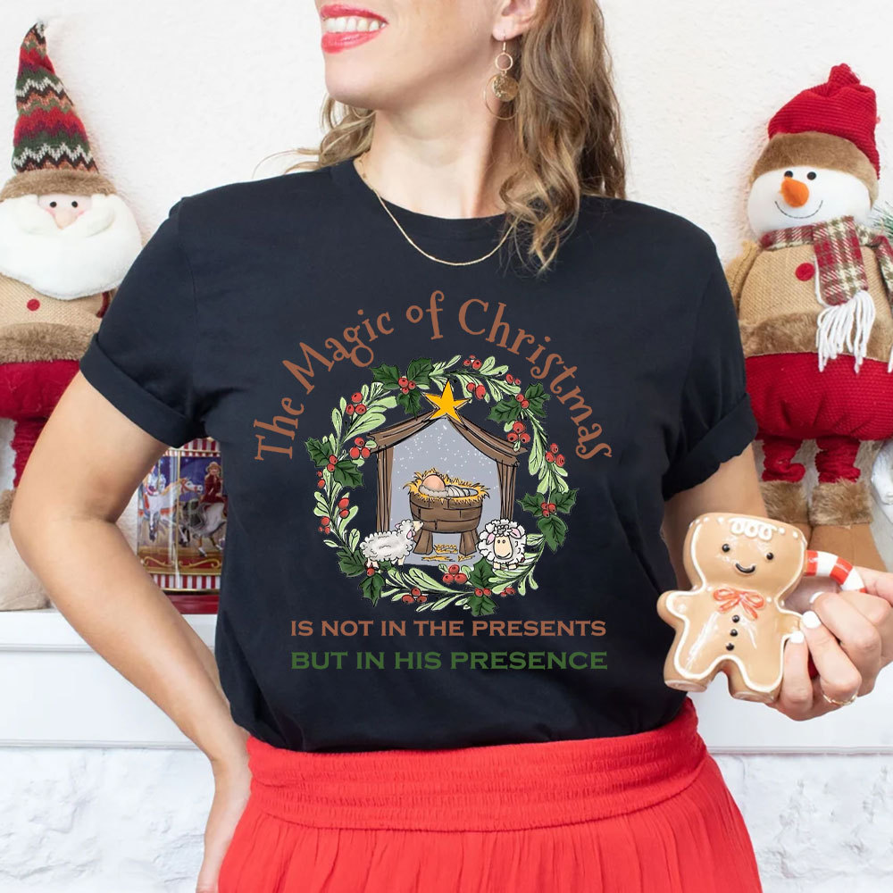 The Magic Of Christmas Christian T-Shirt