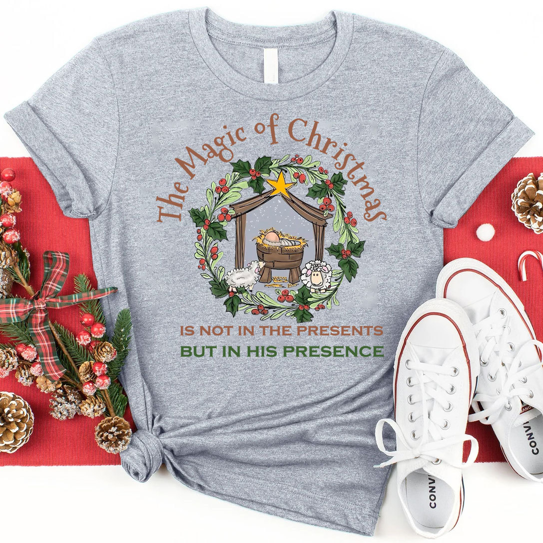 The Magic Of Christmas Christian T-Shirt