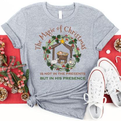 The Magic Of Christmas Christian T-Shirt