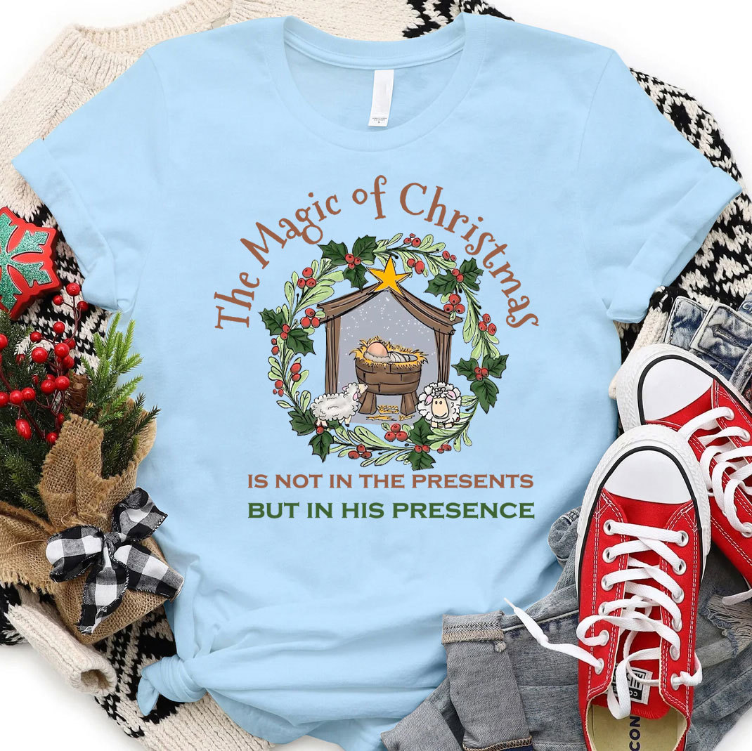 The Magic Of Christmas Christian T-Shirt