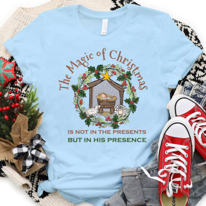 The Magic Of Christmas Christian T-Shirt
