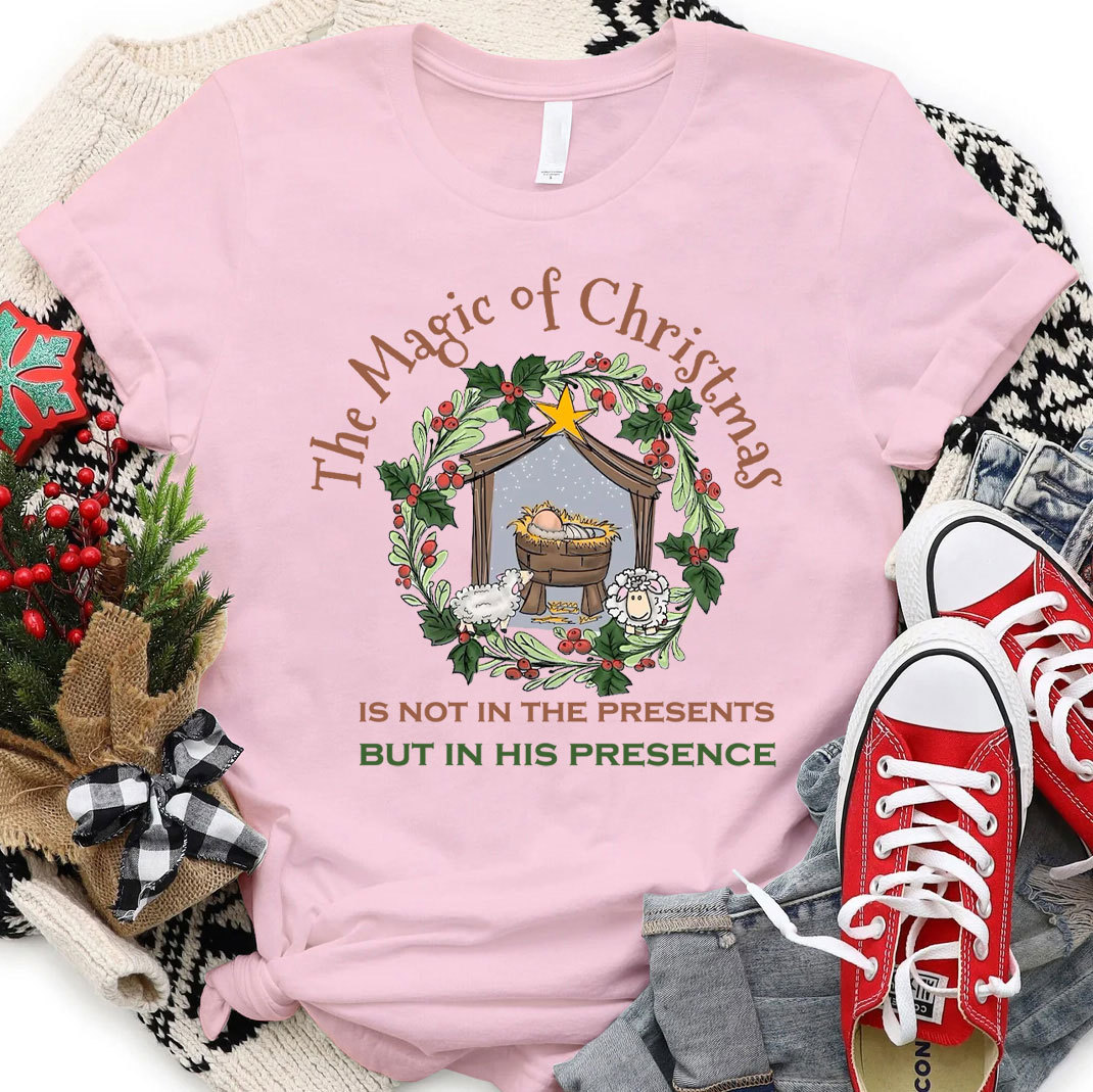 The Magic Of Christmas Christian T-Shirt