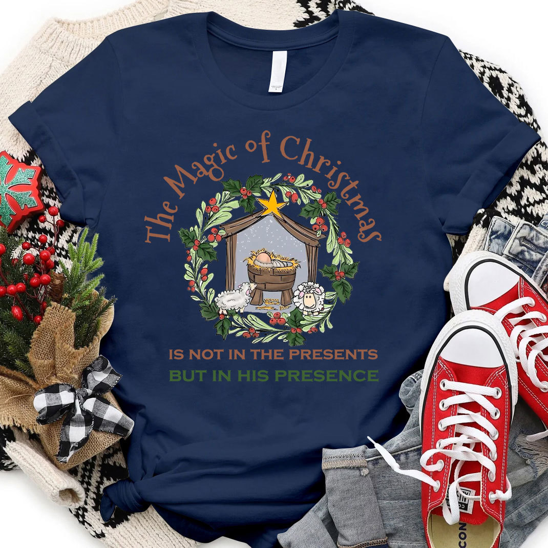 The Magic Of Christmas Christian T-Shirt