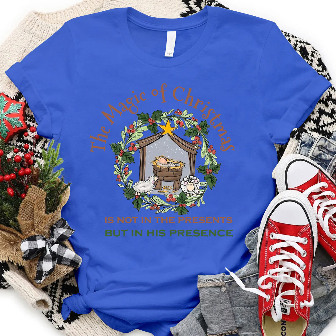 The Magic Of Christmas Christian T-Shirt
