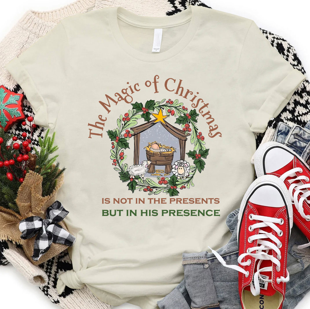 The Magic Of Christmas Christian T-Shirt